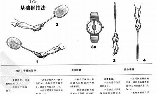 羽毛球拍的正确握法_羽毛球拍的正确握法图解 初学者